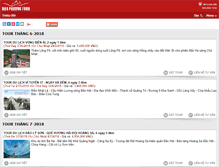 Tablet Screenshot of hoaphuongtour.com